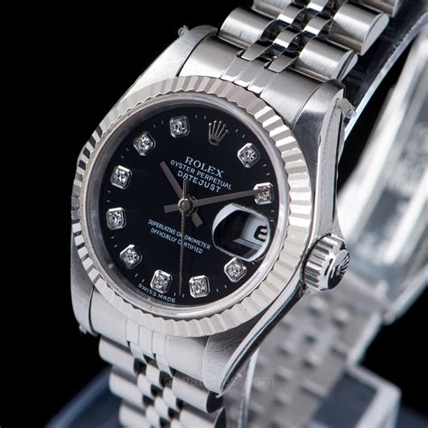 rolex oyster perpetual datejust 10 diamanti|rolex datejust diamond bezel aftermarket.